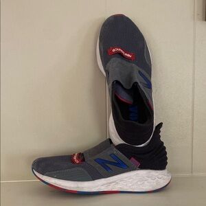 New Balance Kids Blue and Red Sneakers